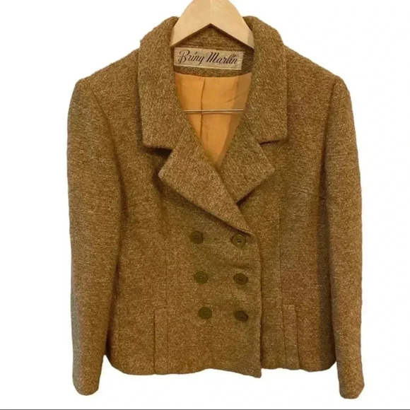 Briny Marlin Womens Wool Vintage Blazer - Picture 1 of 5